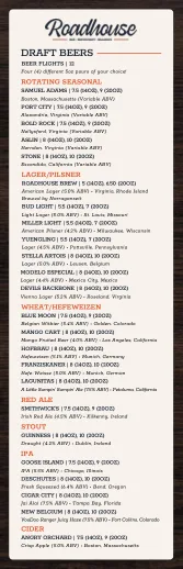 Beer & Wine, printed page 1 of 2