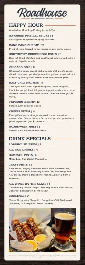 The printed Happy Hour