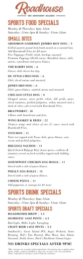 The printed Sports Specials
